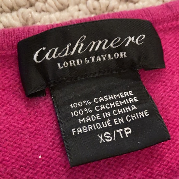 pink cashmere top - Picture 2 of 2